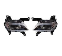 Ensemble Feu brouillard Compatible Avec Hyundai Pour Santa Fe 2019 2020 Phare De Voiture Avant Pare-chocs Antibrouillard DRL Feux De Circulation Diurnes Antibrouillard 92201S1100 92202S1100