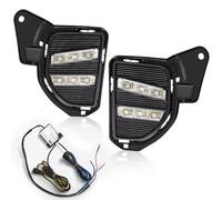 Ensemble Feu brouillard Compatible Avec Toyota Pour Hiace 2014 2015 2016 Feu Antibrouillard Pare-chocs Avant De Voiture DRL Feu De Circulation Diurne Lampe Antibrouillard Lumière Du Jour Avec Fil