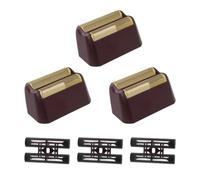Ensemble Feuille Et Barre De Coupe, Compatible Avec Wahl, 5 Étoiles 7043 | Pièces de rechange professionnelles for grille et barre de coupe for rasoir électrique Wahl 5-Star(Red-3pcs)