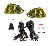 Ensemble Feux Antibrouillard Avant Feu Antibrouillard Pour Civic 2004 2005 Phare De Jour Pare-chocs Avant Assemblage Voiture Fils Commutation 12v(Yellow cover)