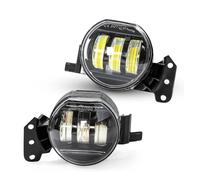 Ensemble Feux Antibrouillard Pour BMW Pour E46 Pour E60 Pour E61 2003-2008 Ensemble De Phare Antibrouillard De Voiture LED Angel Eyes Phare Halogène 12V(LED Fog Lamp)