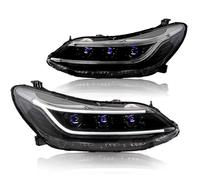 Ensemble Feux Avants Auto Compatible Avec Chevy Pour Cruze 2017 2018 2019 2020 Feu Avant DRL Avec Feux De Route Bleus À Rotation Séquentielle