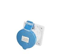 Ensemble fiche industrielle 16A 32A et prise encastrée - Connecteurs électriques étanches IP44 non antidéflagrants(32A)