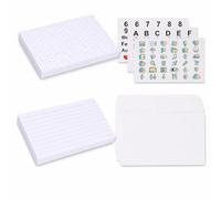 Ensemble fiches d'inx, notes adhésives , Ensemble comprenant 50 notes