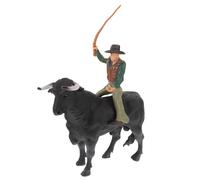 Ensemble Figurine Réaliste De Corrida Et Cowboy Espagnol