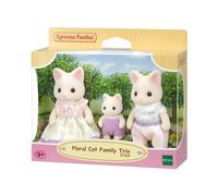 Ensemble figurines Sylvanian Families EPH5769 Famille Chat Floral 3 pièces articulées 85 mm Multicolore