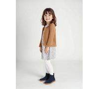 VERTBAUDET Ensemble fille cardigan et robe imprimée fleurs