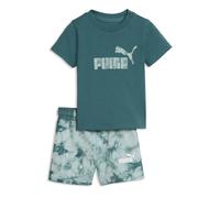 PUMA Ensemble short et t-shirt tie-dye Essentials Bébé, Accessoires, Vert, 2-3Y 2-3Y