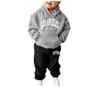 Ensemble Fille Sweat-Shirt à Capuche pour Filles et garçons,survêtement Unisexe,Tenue Deux pièces,Ensemble Sweat-Shirt et Pantalon de survêtement