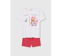 Ensemble Fille Tricot Coton Blanc 7A