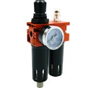 Ensemble filtre régulateur lubrificateur 1/4 12 bars 42 m/h LACME - 317800"