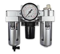 ENSEMBLE FILTRE RÉGULATEUR LUBRIFICATEUR CIRCUIT PNEUMATIQUE 1/4