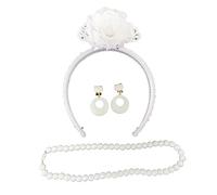 Ensemble Flamenca Bandeau Fleur, Boucles D'oreilles Et Collier pour Fille, UNICO, Fleur