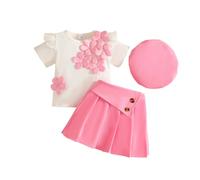 Ensemble Fleuri Été Sans Manches, Débardeur Imprimé Et Short, Tenue Joueuse.