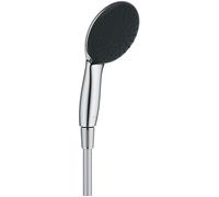GROHE Vitalio Start 110, Ensemble de douche avec Douchette 1 jet (Pluie), Flexible de douche 1.5m), Economie d'Eau, Procédé anti-calcaire, Chromé, 26720001