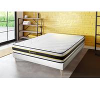 Ensemble matelas et sommier Sleepfit Ensemble 140x200 matelas FLEXY + sommier kit blanc