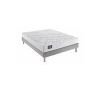 Ensemble Dunlopillo FLORAL Sommier Confort Ferme 120x190