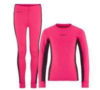 Ensemble fonctionnel pour enfants Craft Core Dry Baselayer J rose 98