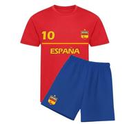 Ensemble foot enfant - NPZ - Espana - 12-14 ans - rouge/bleu - 100% polyester 3-4 ans