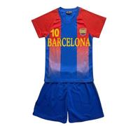 Ensemble Foot Enfant Style Barcelone - Maillot Et Short Barcelona 10 - Polyester - 4 À 14 Ans