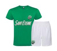 Ensemble Football Enfant - Tee-shirt et Short, Esprit Saint-Étienne - - Vert 9-11 ans