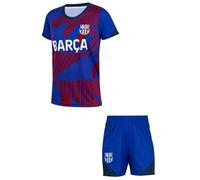 Ensemble Football Maillot Short Barça Enfant garçon - Collection Officielle FC Barcelone - 8 Ans
