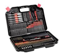 VEVOR Ensemble de Forets et Embouts pour Perceuse Tournevis 246PCs, Coffret de Mèches et Embouts de Tournevis, Kit de Perçage et de Vissage du Bois, du Métal, avec Étui de Transport, Bricolage