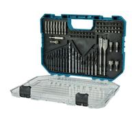 Ensemble forets et embouts (75 pcs) - MAKITA - E-15126 - Tige 1/4"" hex 65mm - Boîtier plastique transparent - Embouts populaires