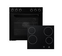 Ensemble four encastrable Respekta noir mat HS2001MS-26 / classe A / 72 L / 7 modes / 9 niveaux/décongélation et cuisson vapeur