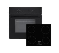 Ensemble Four & Table Respekta ASET100G4295 Noir Induction 4 Plaques