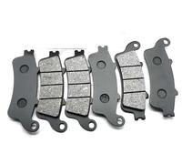 Ensemble Frein Bloc Frein Kit De Plaquettes De Frein Avant Et Arrière Pour Moto Pour NT650V Pour Deauville 2002 2003 2004 2005 Pour VFR800 Pour Intercepter 800(Whole Set)