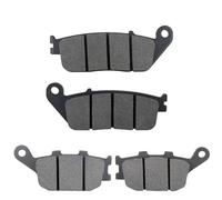Ensemble Frein Bloc Frein Plaquettes De Frein Avant Et Arrière Pour Moto Pour Vt1100c2 1995-2005 Pour Vtx1300 2003-2008 Pour Cbf500 2004(Front and Rear)
