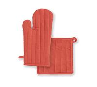 Ensemble Gant Et Manique Unis - Corail