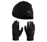 Nike Bonnet et gants Run Fleece Femme Noir