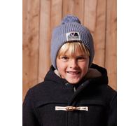 Ensemble garçon bonnet + snood + moufles/gants « Outdoor » bleu grisé 8/10A