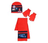Ensemble Garçon Echarpe Bonnet Gants ""Spider-Man"" 54