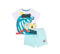 Ensemble Garçon En Maille Avec Imprimé Surf Blanc 18M(81CM)