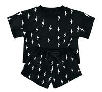 Ensemble Garçon, T-Shirt Imprimé Graphique Navette Spatiale - Short Été 2-10 Ans Coton Bio, Tenue pour Petits Astronautes, Parfait pour Jeux De Rôle Et Musées