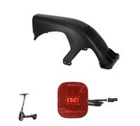 Ensemble garde-boue arrière avec feu arrière pour Ninebot Segway Max G3, ABS + PC, protection étanche pour accessoires de scooter électrique, (garde-boue + feu arrière)