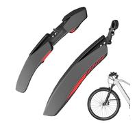 Ensemble Garde-Boue Vélo - 49cm & Arrière 56cm | Kit Protège-Roue Compatible 24/26/27,5 Pouces | Pneus Cyclisme | Garde-Boue Clip pour VTT, Route Et Ville pour Protection Boue Et Conduite