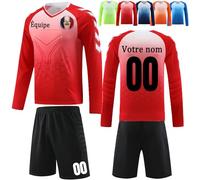 Ensemble Gardien de but Enfant Homme Personnalisés Maillots de Gardien de Football de But Adulte Enfant Maillot Gardien Foot Personnalisé Tenue Gardien Foot avec Votre Nom Numéro de Logo D'équipe
