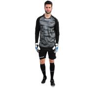 GIVOVA Kit Portiere Difesa T-Shirt, Gris foncé/Noir, XXL Mixte