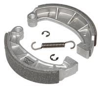 Ensemble : Garniture de frein incluant ressort et clips de sécurité, plaque d'acier moulée