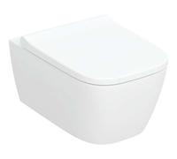 Geberit Ensemble WC suspendu iCon 503162008 céramique 35,5x53 cm carré abattant blanc KeraTect