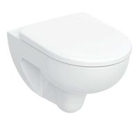 Geberit Renova Wand-Tiefspül-WC 500801001 4,5 l, Rimfree, mit WC-Sitz, weiß