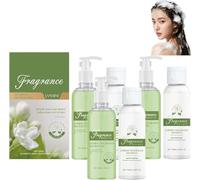 Ensemble Gel Douche et Shampoing au Jasmin, Gel Douche Moussant Parfumé, Hydratant et Nourrissant, Usage Quotidien