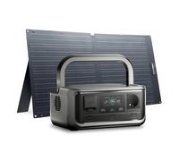 Ensemble générateur solaire ALLPOWERS P300 + SE100 - Station portable 300W, 256Wh, LiFePO4, 4000 cycles, Panneau solaire