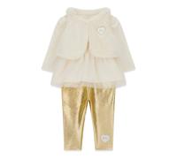 Ensemble gilet avec t-shirt à manches longues bébé fille Guess Blanc 0/3 mois