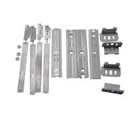 Ensemble glissières de porte d'origine réfrigérateur, congélateur 481231019131 brandt, progress,, zanussi, aeg, privileg, smeg, indesit, jun