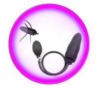 Ensemble Gonflable D'éTirement Noir De Silicone Avec Pompe à Gonflement, Dispositif D'Exercice D'Endurance D'éLasticité éLevéE - D10.1